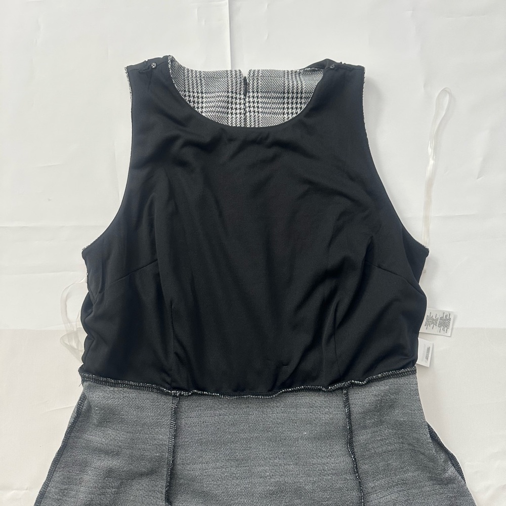 Anne Klein Plaid Midi Dress with Belt Size 6 - Picture 9 of 14